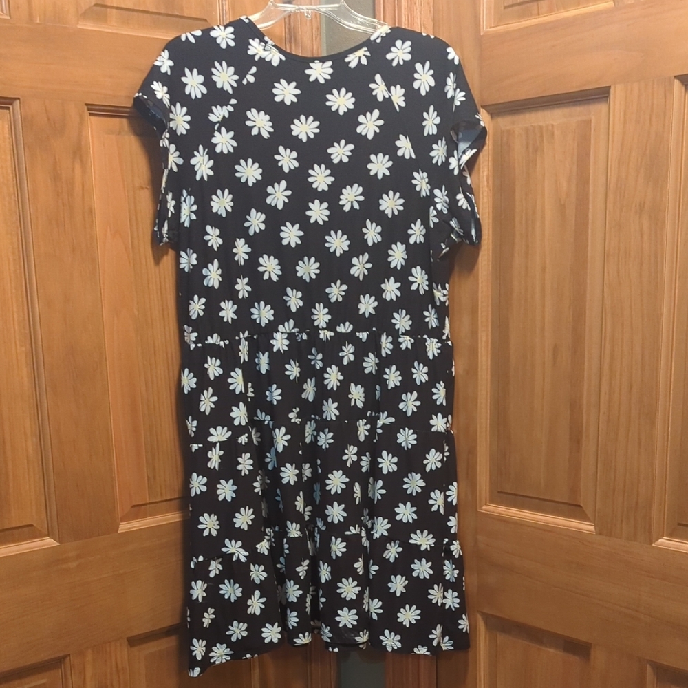 Like New! Fun Bold No Boundaries Black Dress with Floral Design XXXL 21 - Picture 6 of 6